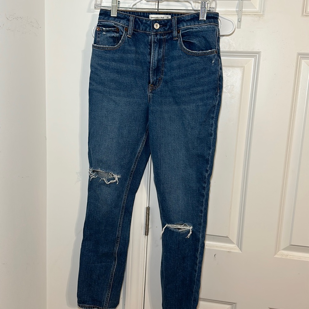 Abercrombie skinny high rise jeans size 4